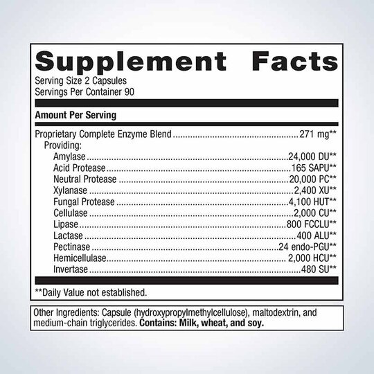 SpectraZyme Complete Enzymes, MGS